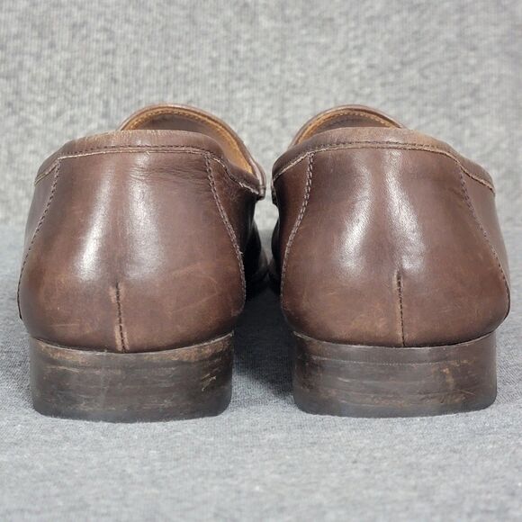 Allen Edmonds Shoes Mens 11 D Brown Verona Leather Horsebit Loafer 49602 main image 4